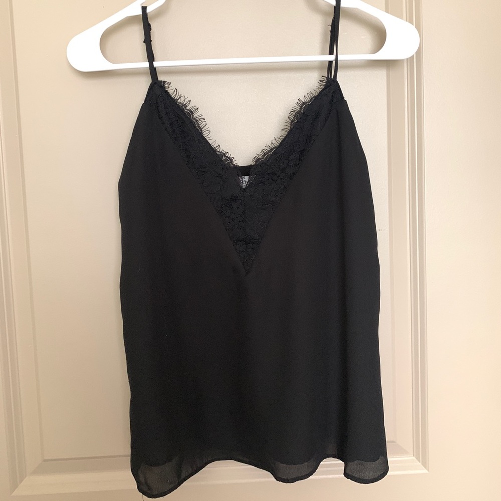 Lace Trim Tank Top XS